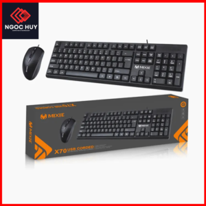 Combo phím chuột văn phòng mixie x70s
