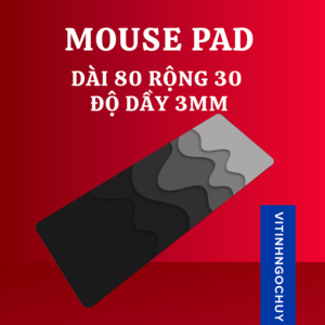 Lót Chuột 80x30 Cm Màu Xám Đen