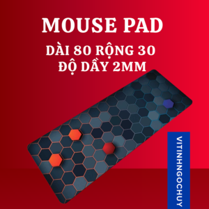 Lót Chuột 80x30 Cm Màu Đen Đỏ