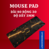 Lót Chuột 80x30x3 Cm Màu Vàng Đen